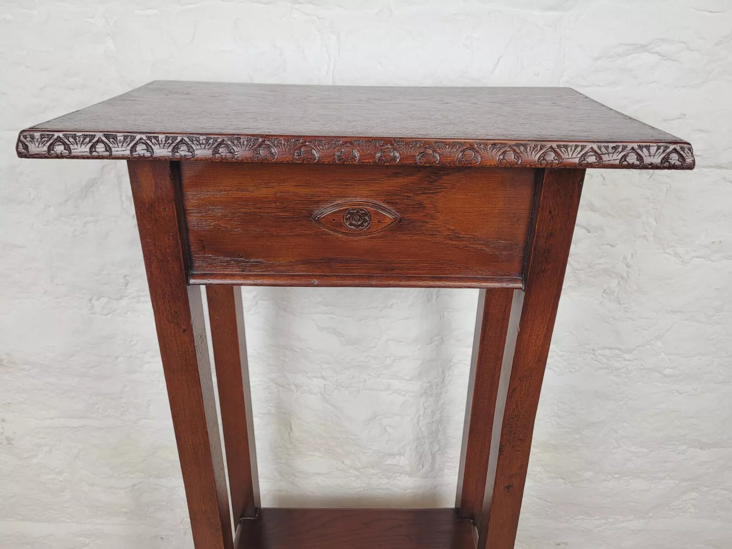 Vintage Jardinere 1940's Carved Barley Twist Mahogany Postage Available