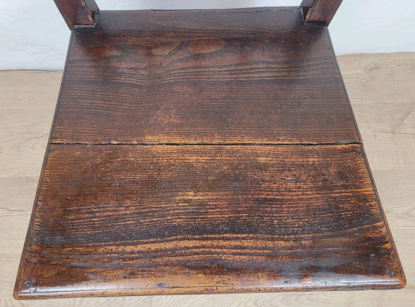 Victorian Kitchen Chair Oak Rail Back 19th Century Antique Postage Available