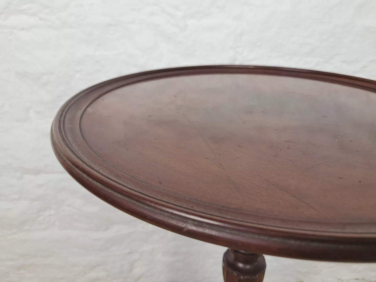 Victorian Tripod Wine Table English Circular Mahogany Postage Available