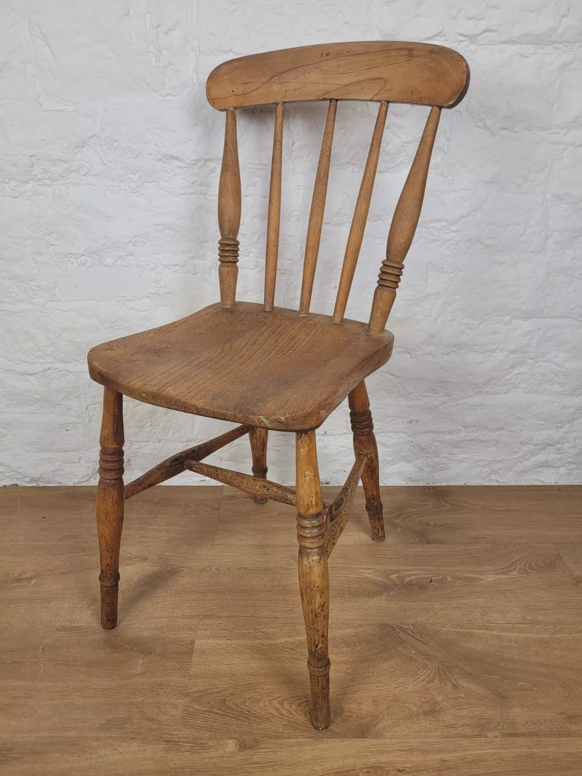 Pine Kitchen Chairs Country Pair Farmhouse Vintage Postage Available