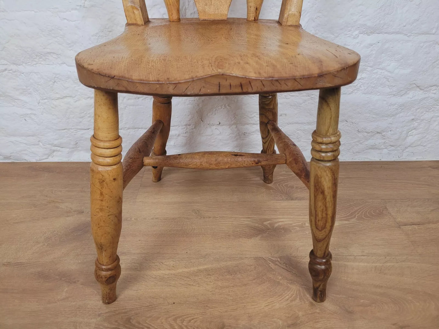 Kitchen Chair Bulls-eye Back Farmhouse Oak Country Postage Available