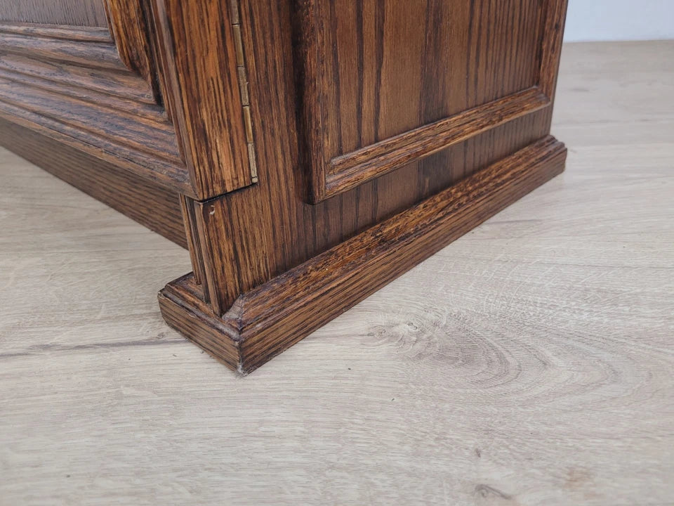 Bedroom Linen Cupboard Vintage Oak Handles Country Rustic Delivery Available