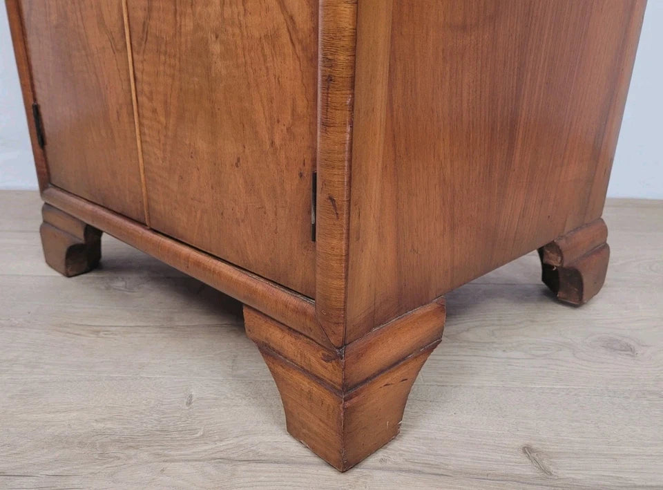 Walnut Cocktail Cabinet Art Deco 1950's Mid Century Vintage Postage Available