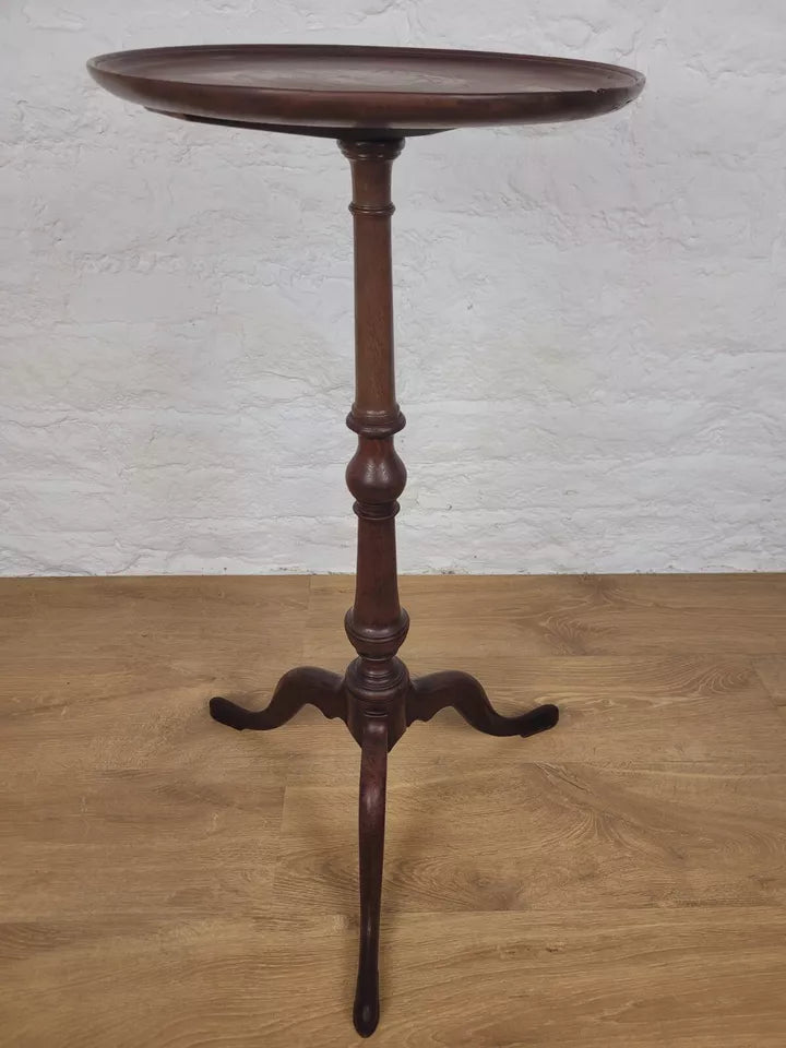 Edwardian Tripod Wine Table C1910 English Mahogany Postage Available