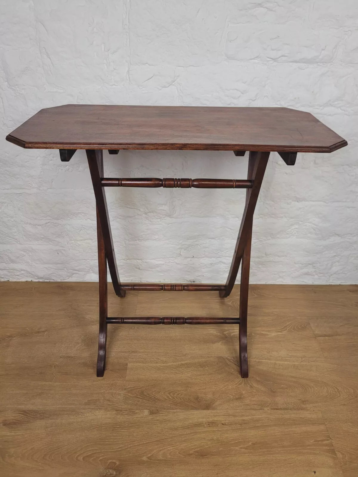 Victorian Folding Side Table Rectangular Mahogany Postage Available