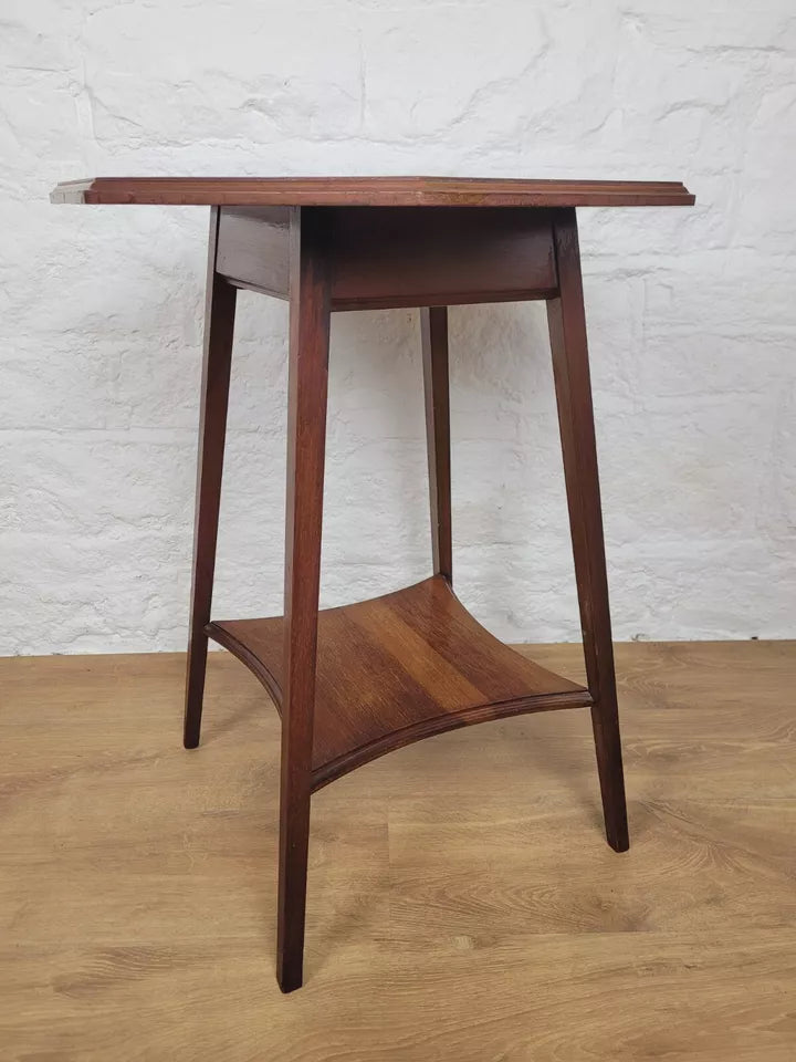 Edwardian Octagonal Occasional Table Mahogany English Postage Available