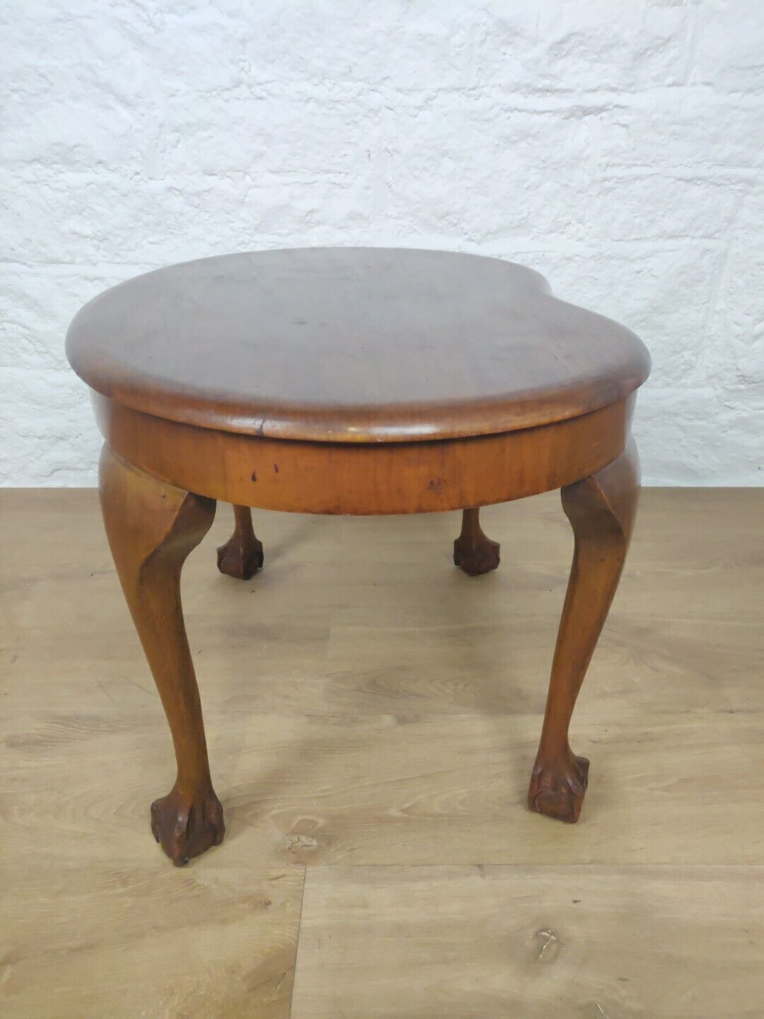 Kidney Side Table Claw And Ball Mahogany Vintage Postage Available