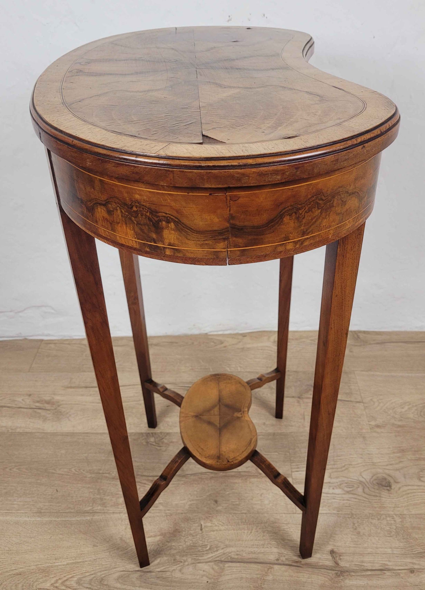 Victorian Kidney Side Table Walnut 19th Century Antique Postage Available
