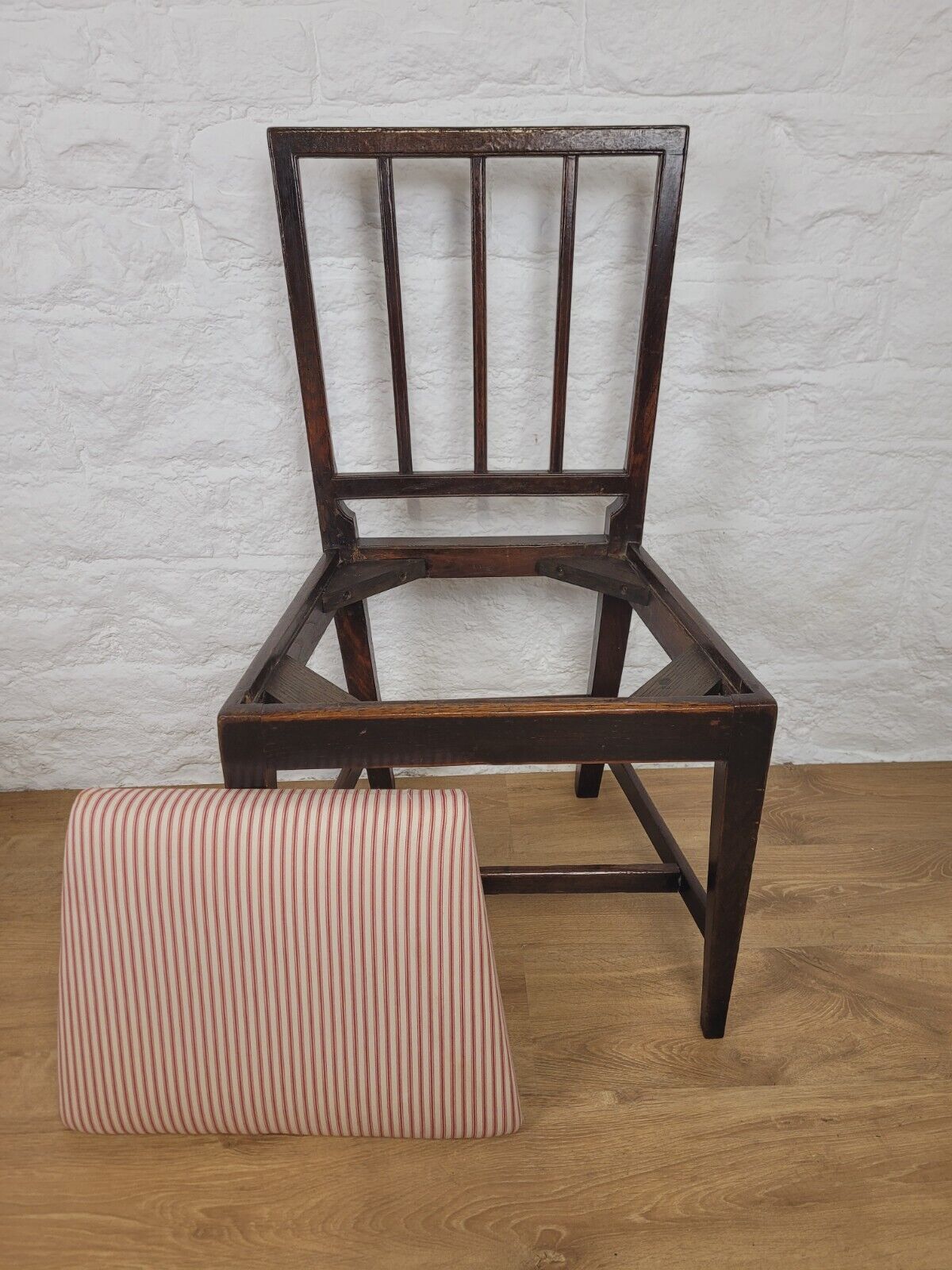 Victorian Bedroom Side Chair Mahogany Carved Upholstered Postage Available