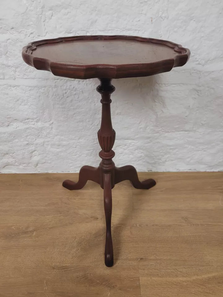 Tripod Wine Table English Figured Boarder Victorian Style Postage Available