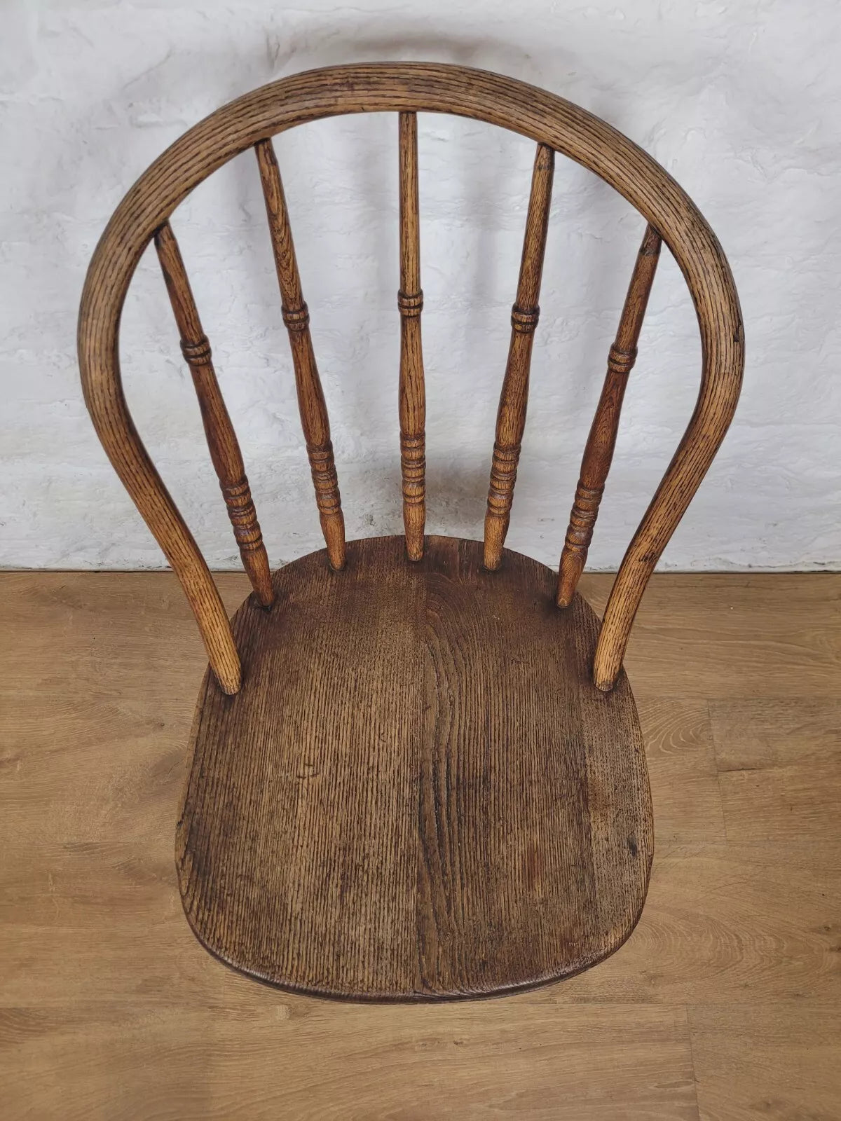 Victorian Windsor Kitchen Chair Oak Spindle Back Country Postage Available