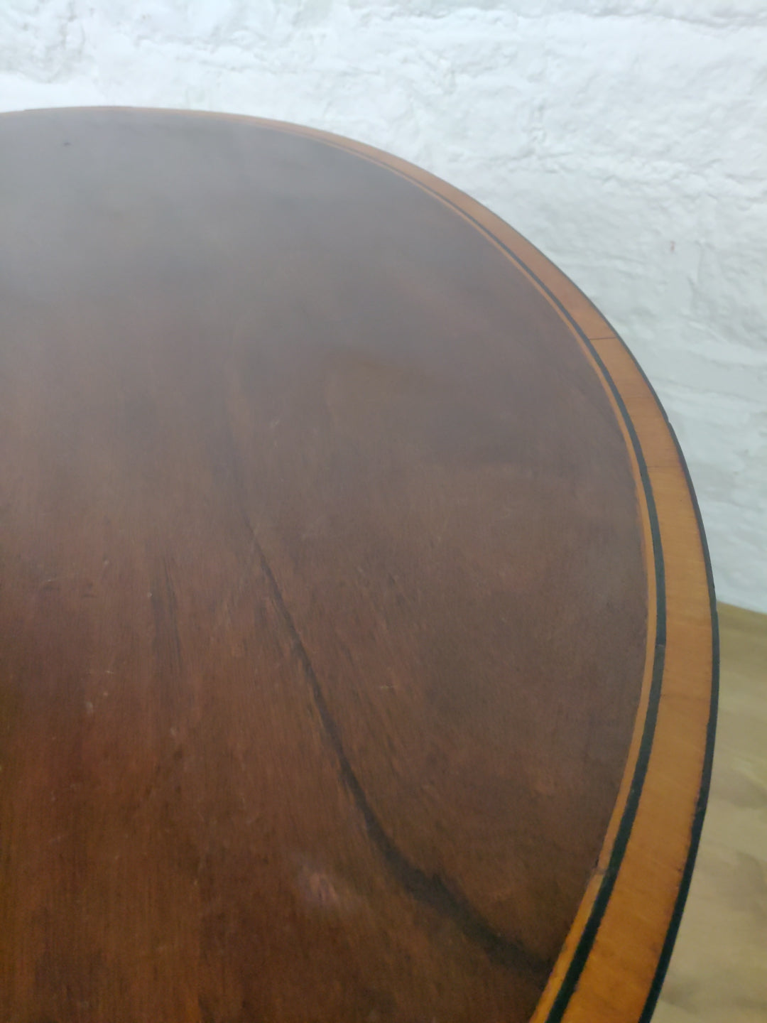 Edwardian Occasional Table Castors Rosewood Crossband Mahogany Postage Available