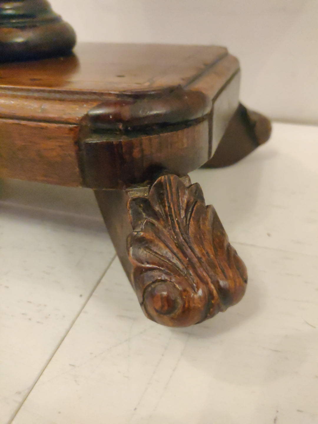 Pembroke Work Table Carved Victorian Foliage Scroll Feet Postage Available