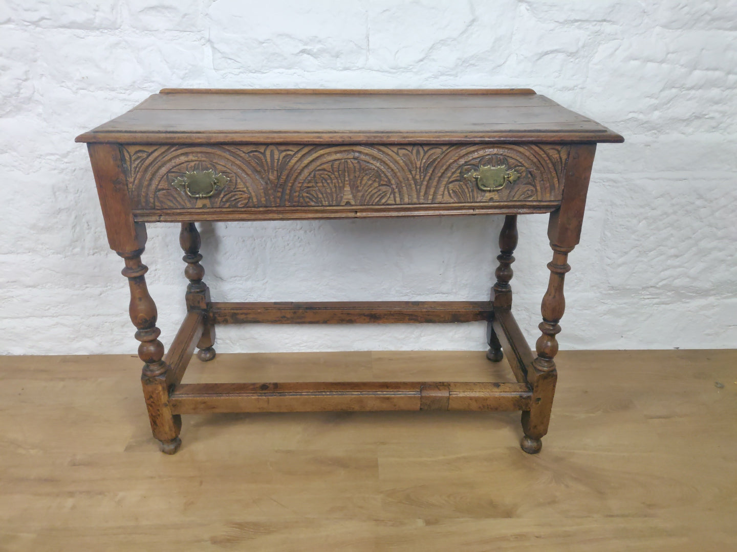 Victorian Carved Side Table Jacobean 19th Century English Delivery Available