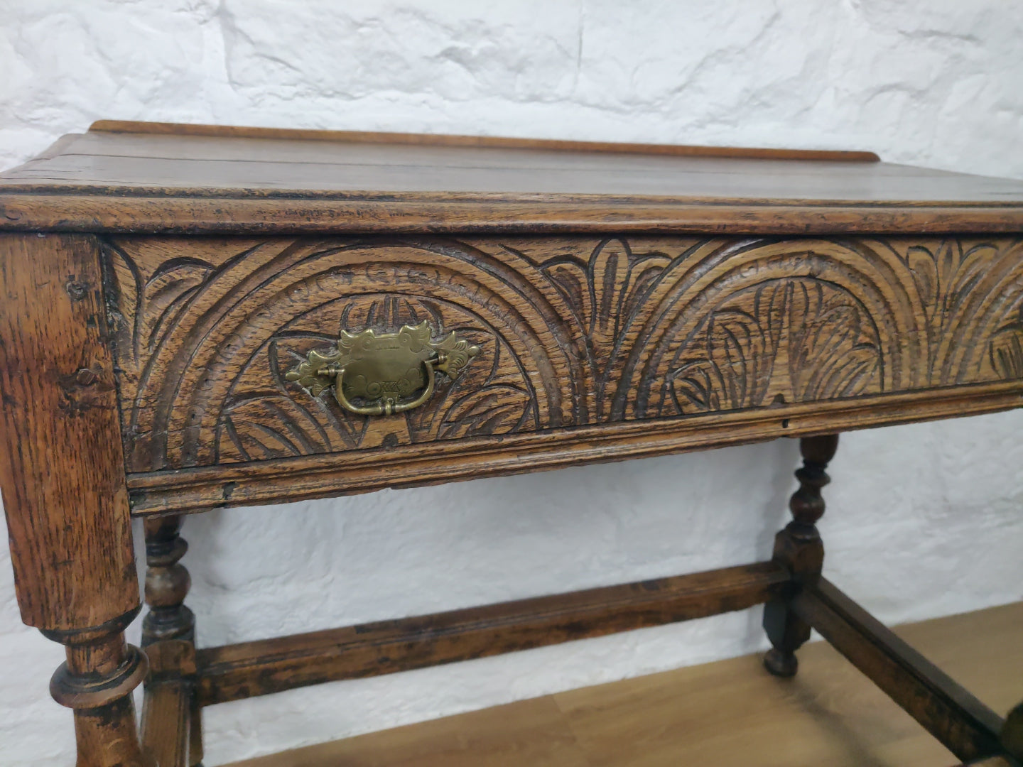 Victorian Carved Side Table Jacobean 19th Century English Delivery Available