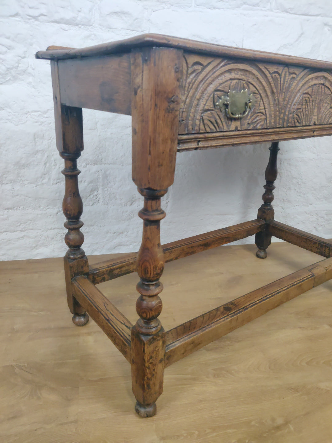 Victorian Carved Side Table Jacobean 19th Century English Delivery Available