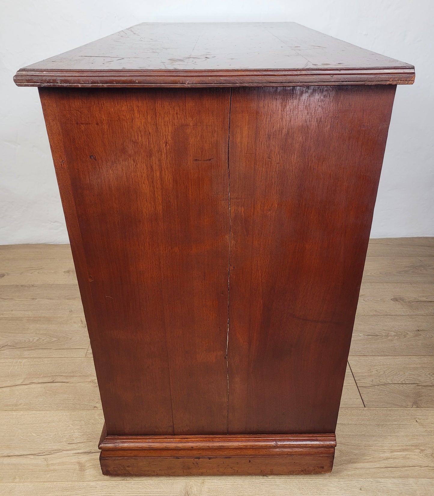 Edwardian Chest of Drawers Walnut 2 Over 3 1910s Drop Handles Delivery Available
