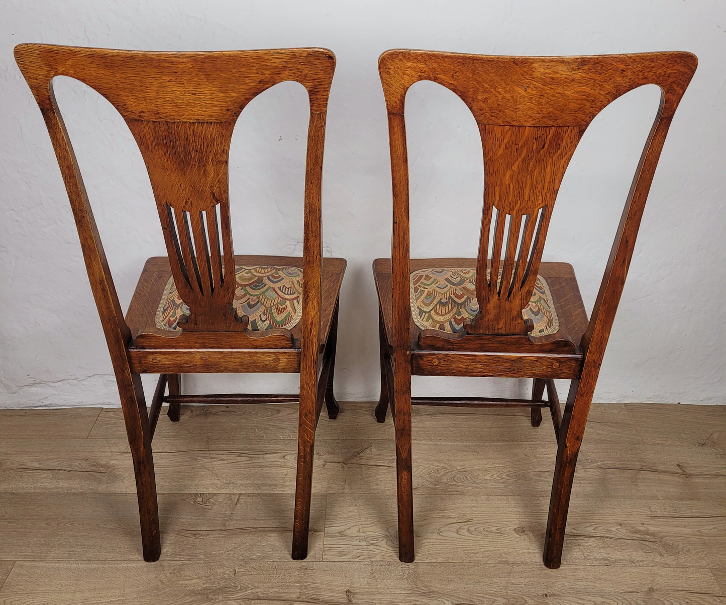 Pair Of Chairs Arts And Crafts Bedroom 1940s Upholstered Delivery Available