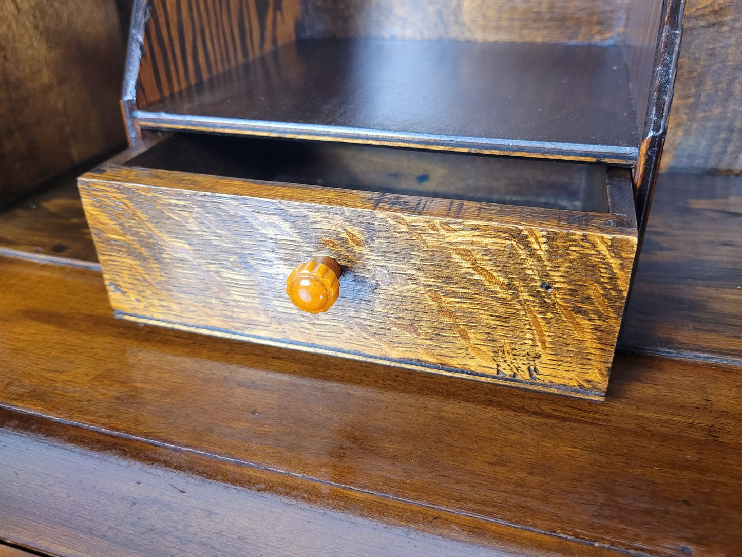 Vintage Writing Desk Denby & Spinks Walnut Cabriole Legs 1940s Delivery Available