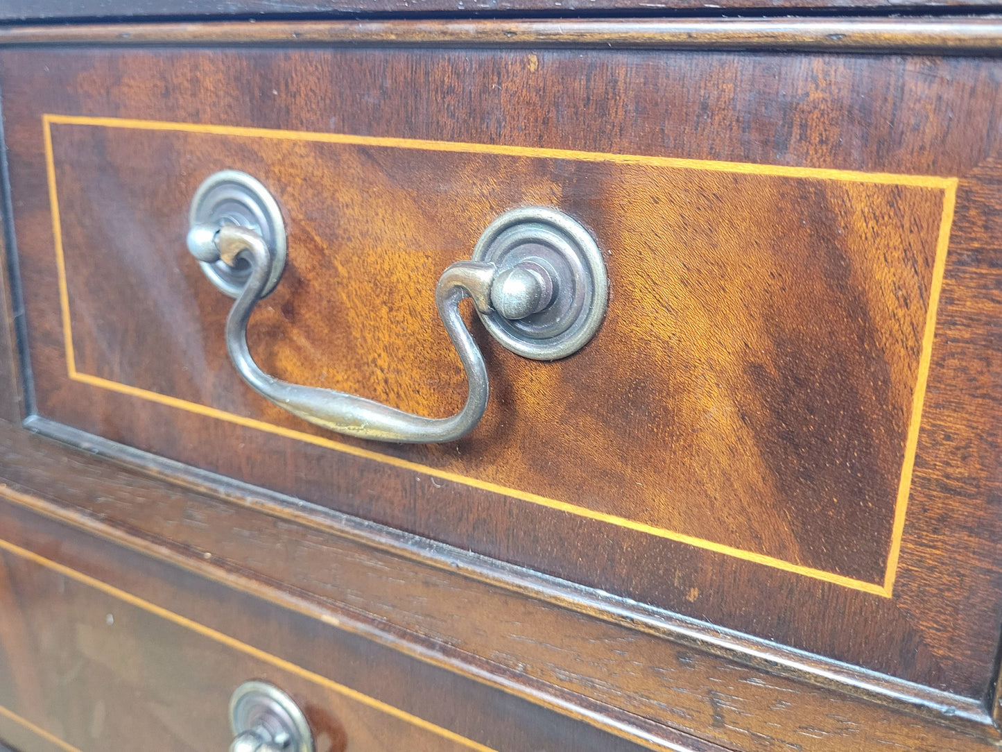 Vintage Chest Of Drawers 5 Bedroom 1950 Mahogany Antique Style Postage Available