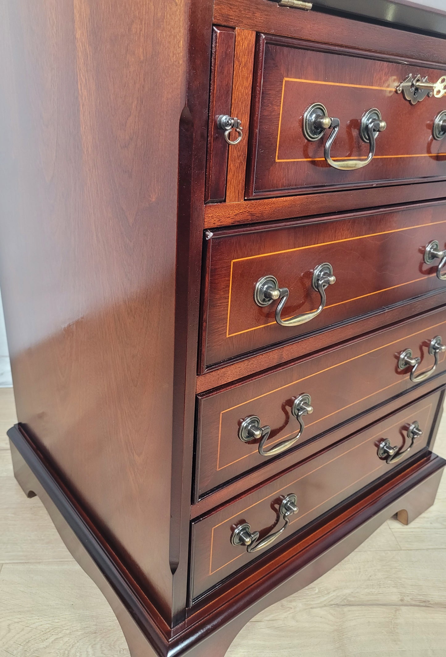 Vintage Writing Bureau Desk Lock & Key Ashmore Furniture Delivery Available