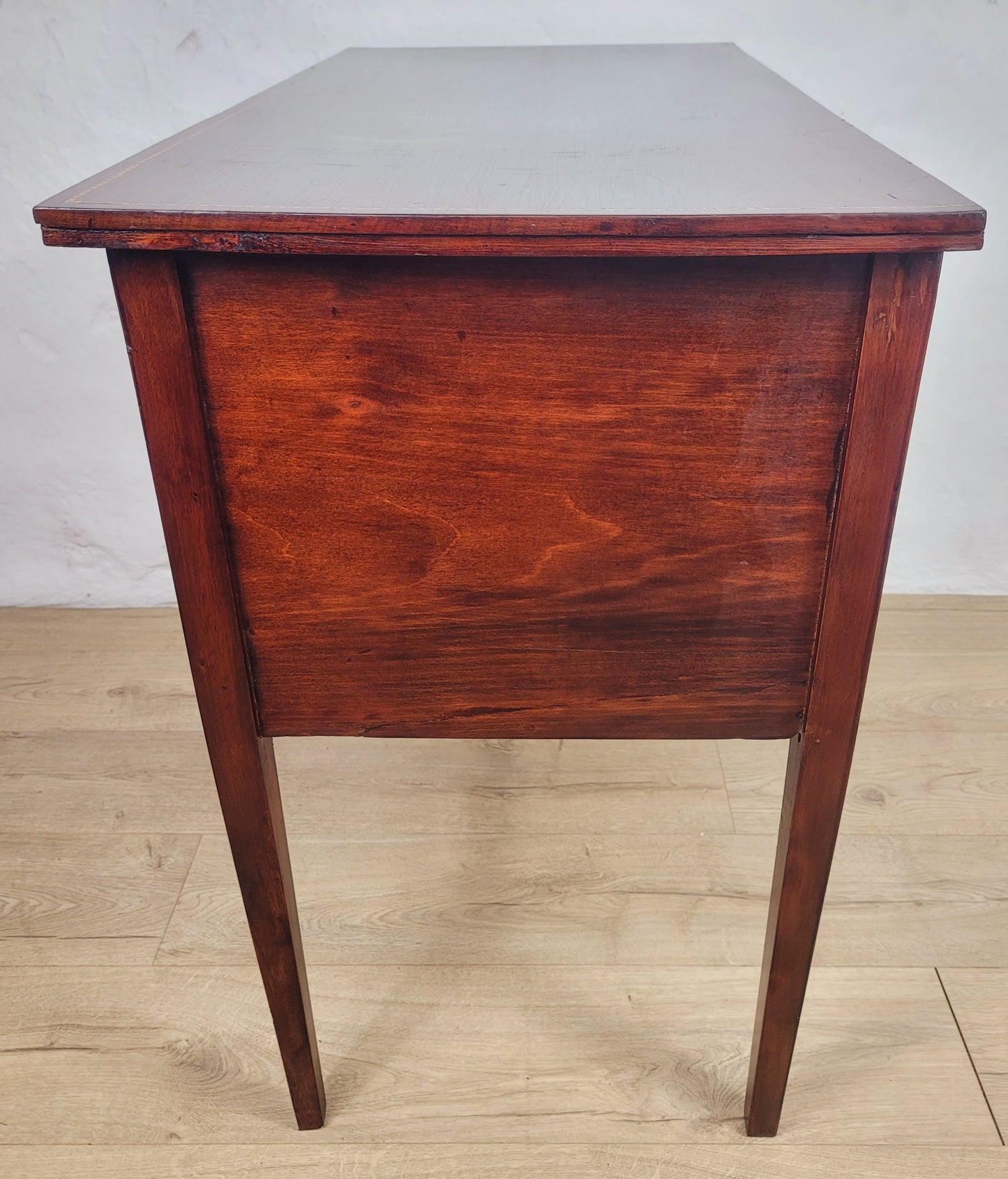 Vintage Two Drawer Chest Side Table Edwardian Style Inlaid Delivery Available