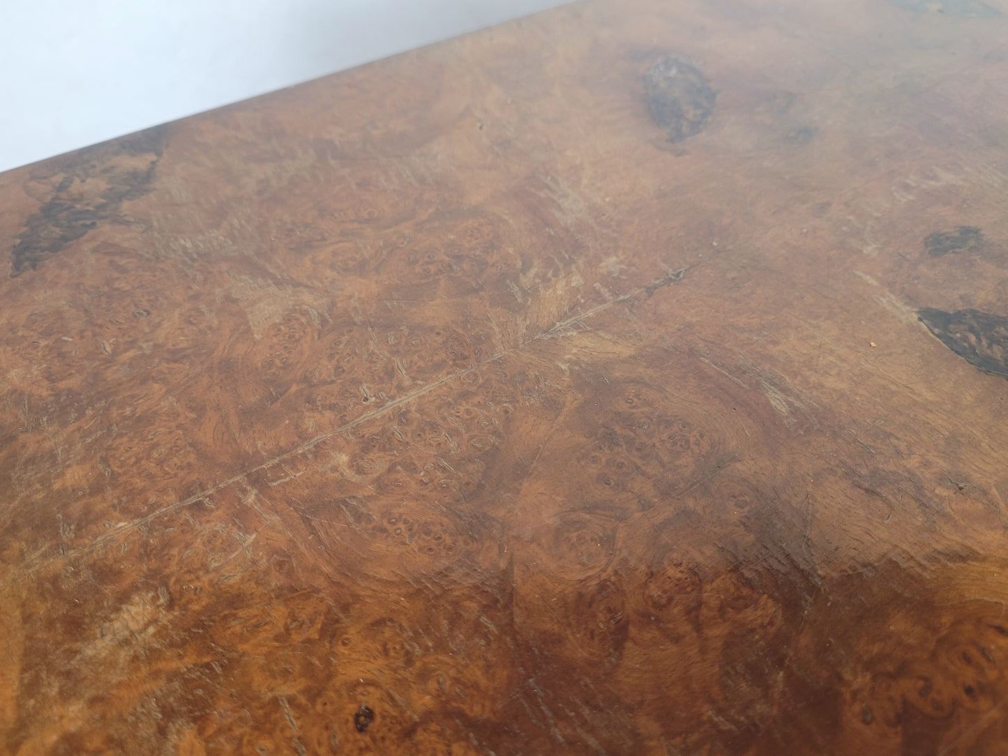 Edwardian Writing Bureau Desk Walnut Antique Carved Leather Delivery Available