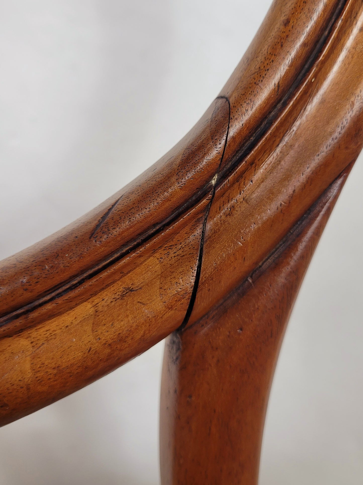 Victorian Balloon Back Chairs Antique Upholstered Cabriole Leg Postage Available