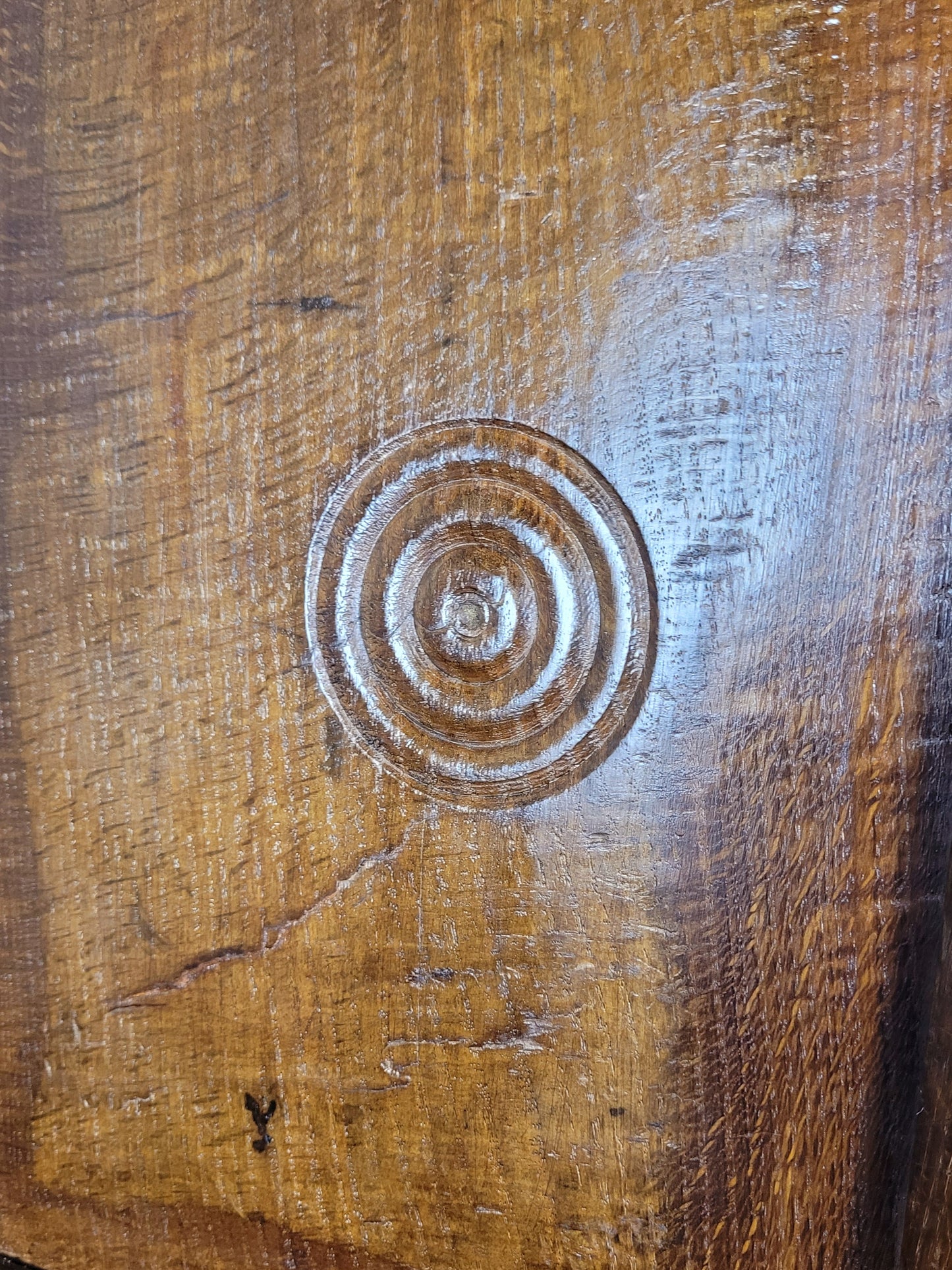 Georgian Coffer Chest Oak 19thC Bullseye English Country Delivery Available