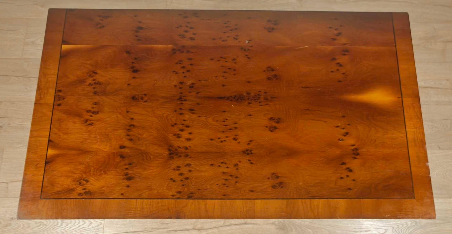 Vintage Chest Of Drawers Yew 2 Over 3 Drawers Storage Inlaid Delivery Available