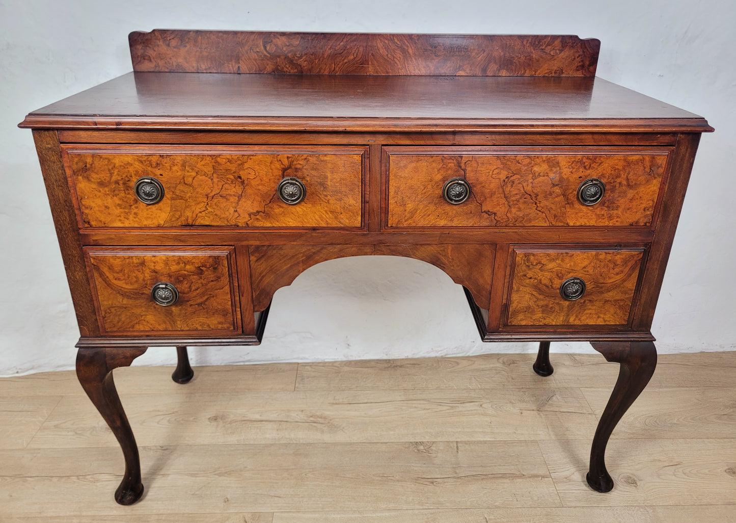 Victorian Walnut Writing Desk Sideboard Antique English Delivery Available