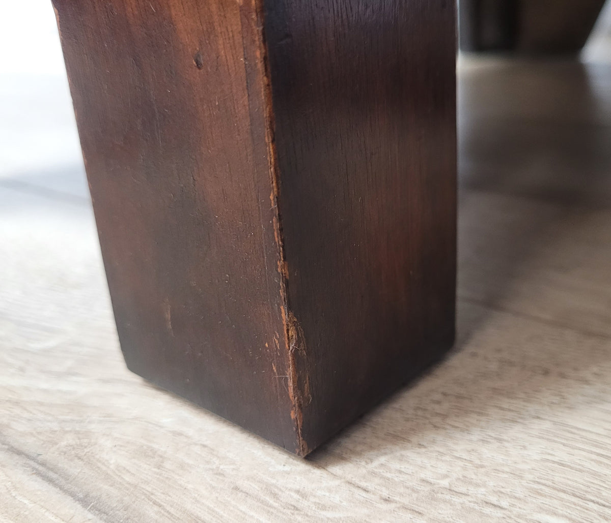 Knee Hole Writing Desk Walnut Key & Lock 18th-Century Style Delivery Available