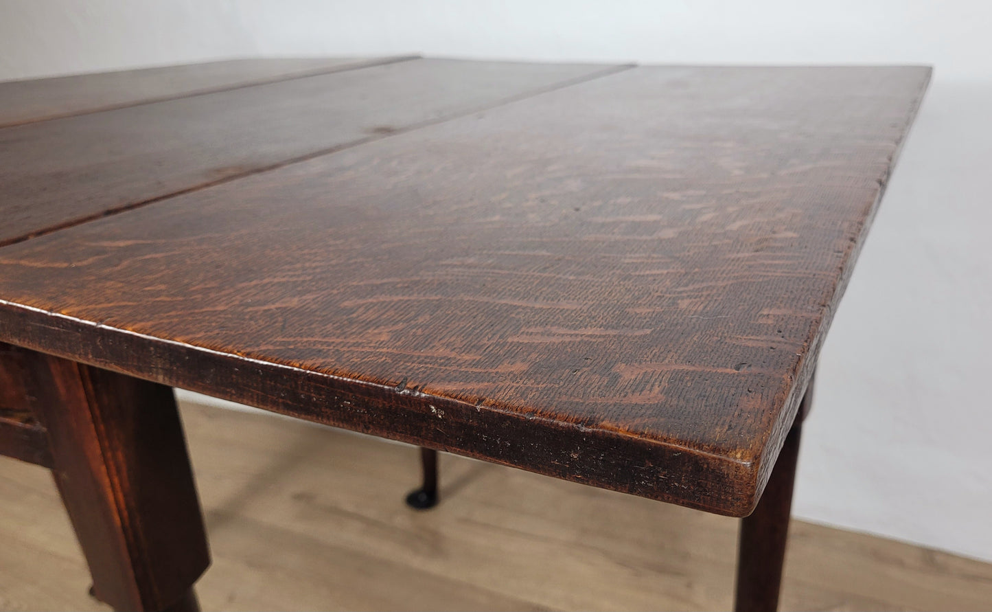 Georgian Dining Table Drop Leaf Gateleg Drawer Oak 1820's Delivery Available