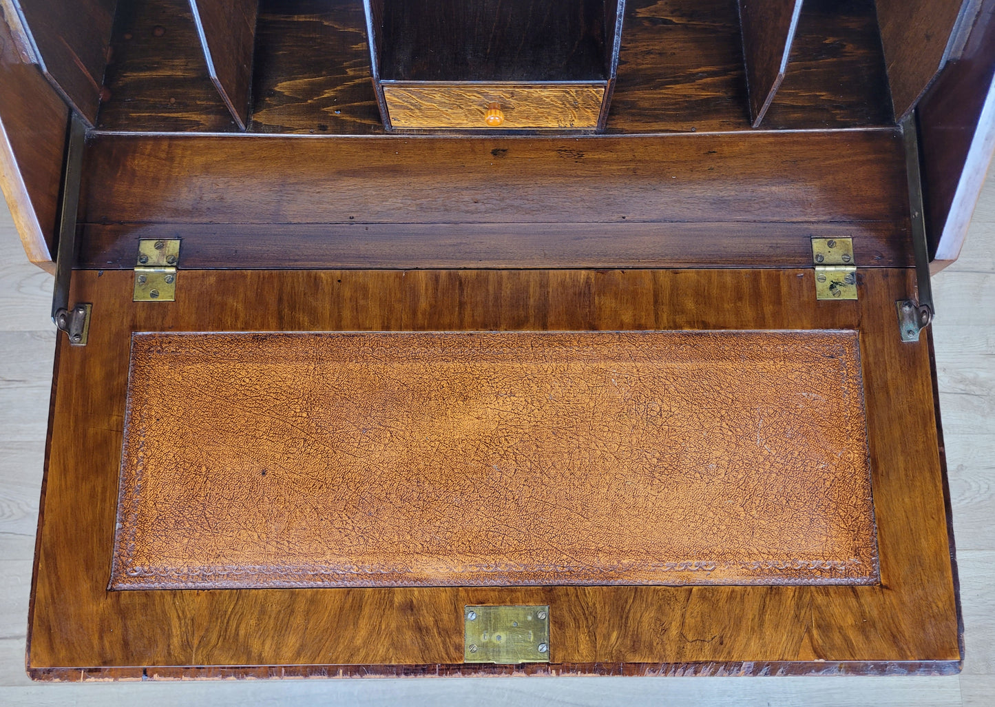 Vintage Writing Desk Denby & Spinks Walnut Cabriole Legs 1940s Delivery Available