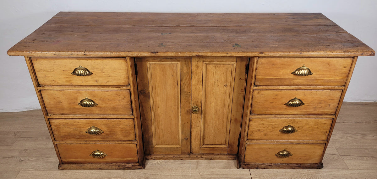 Victorian Sideboard Cupboard Pine With Drawers Rustic Country Delivery Available