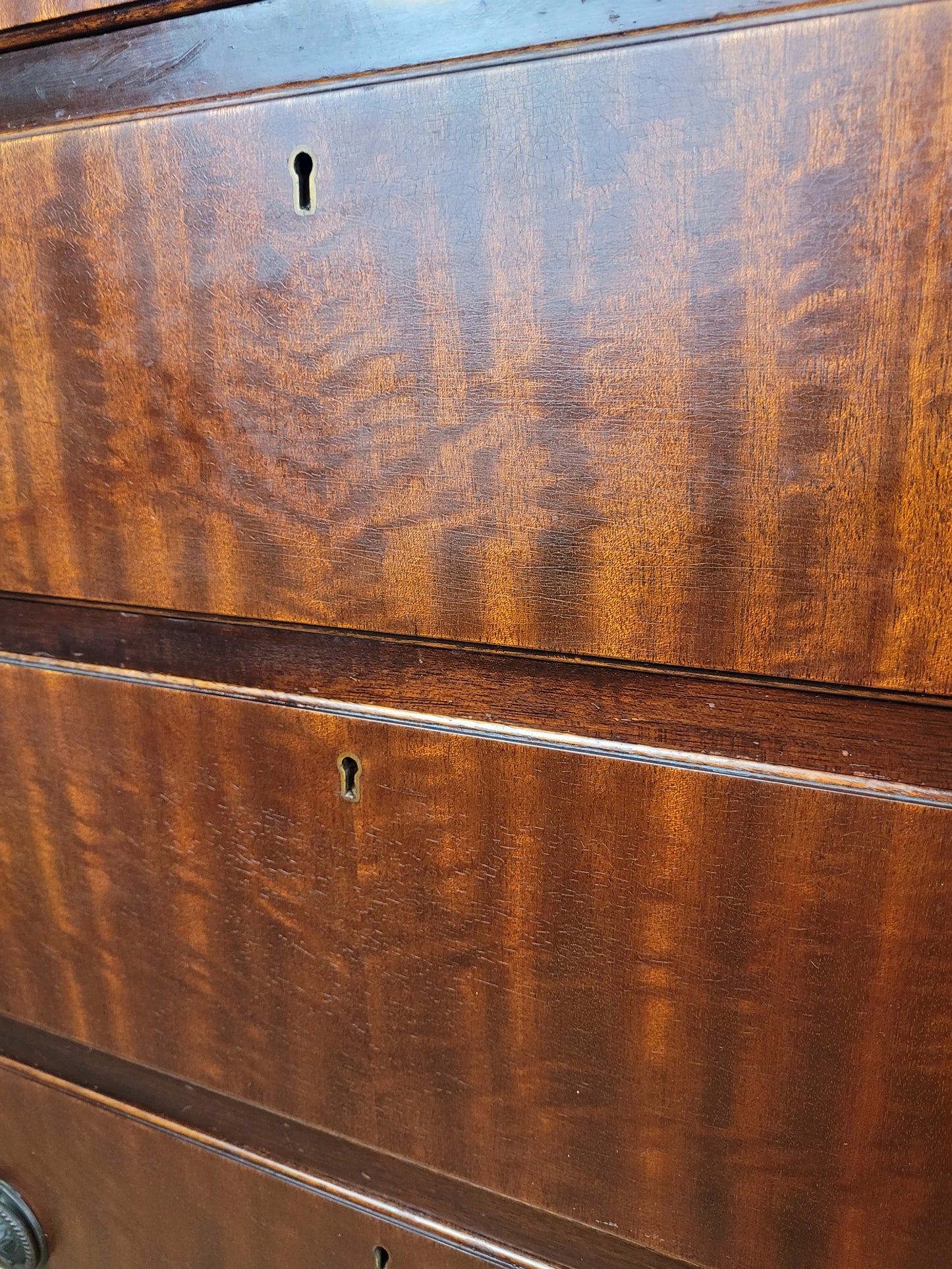 Vintage Chest Of Drawers 1930s Antique Style Repro Mahogany Delivery Available