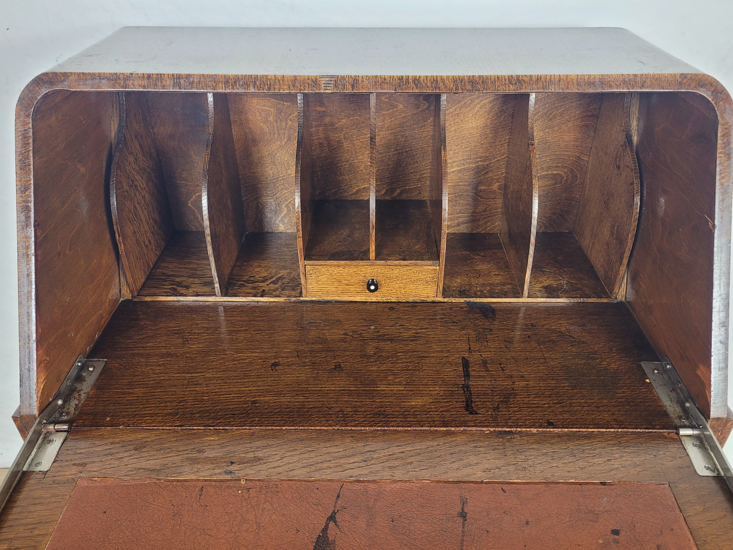 Oak Writing Bureau Desk Vintage 1960's Key & Lock Delivery Available