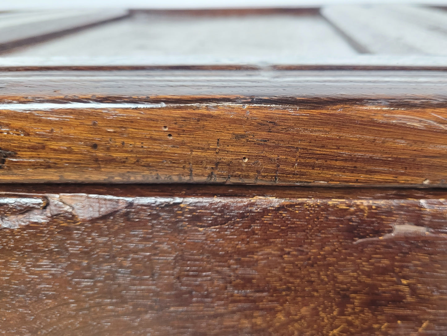 Georgian Coffer Chest Oak 19thC Bullseye English Country Delivery Available