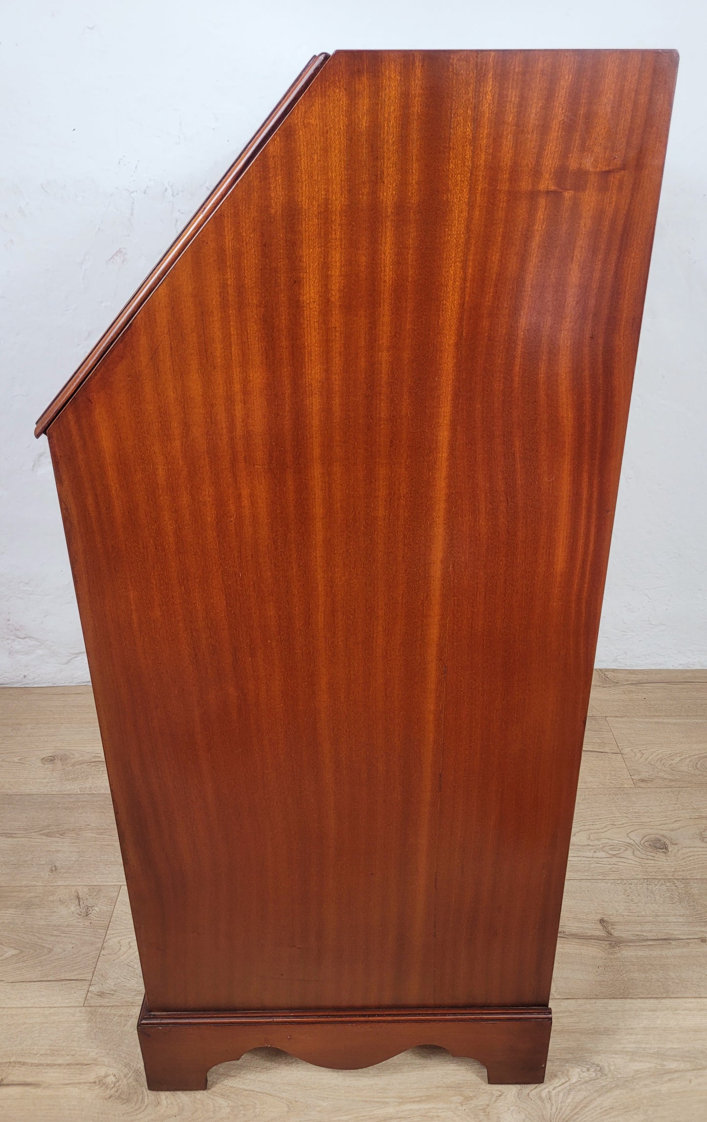 Vintage Writing Bureau Desk Leather 1960's Mid Century Delivery Available
