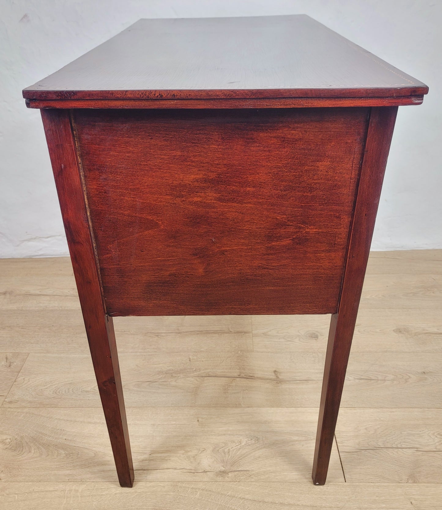 Vintage Two Drawer Chest Side Table Edwardian Style Inlaid Delivery Available