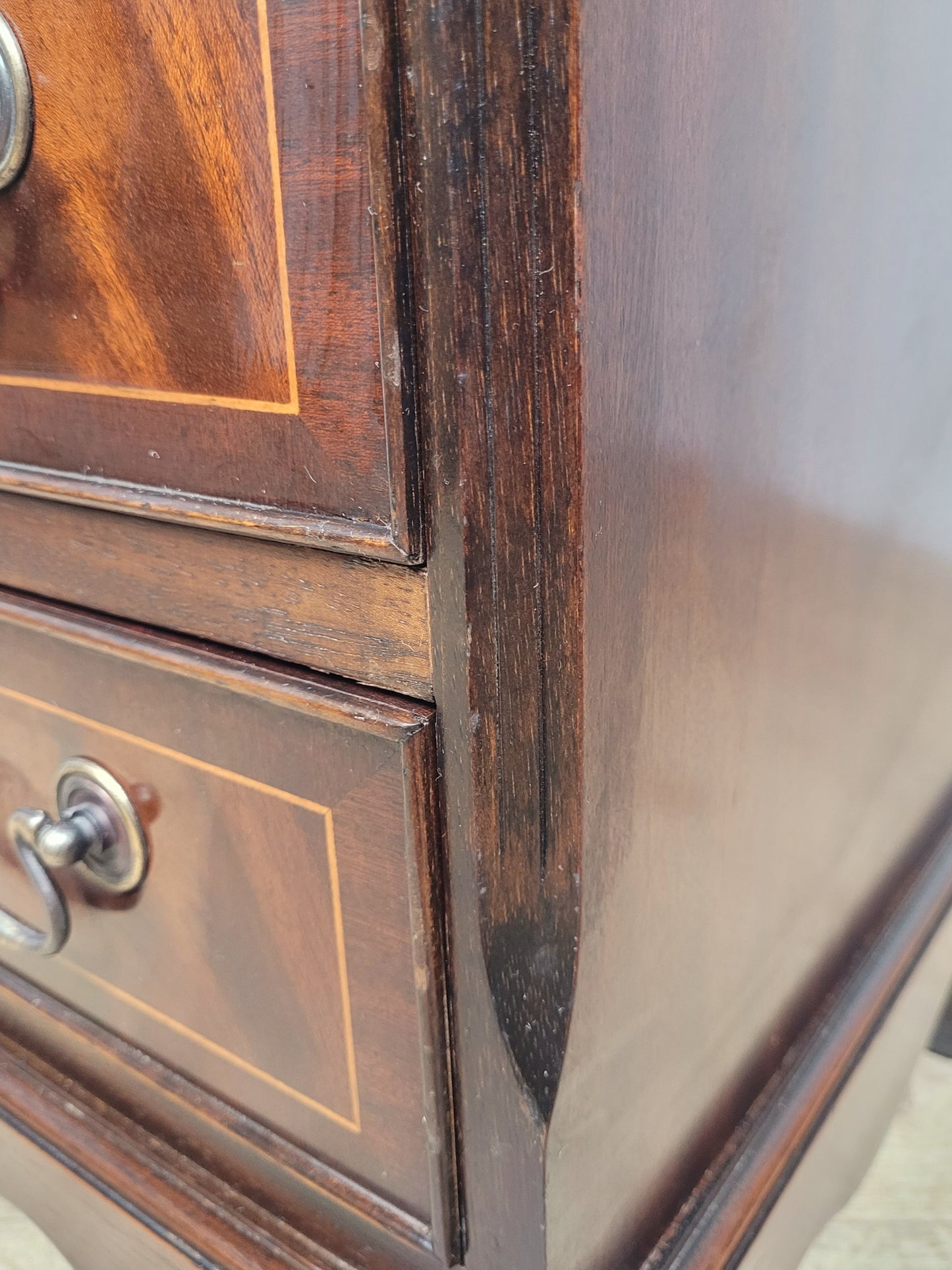 Vintage Chest Of Drawers 5 Bedroom 1950 Mahogany Antique Style Postage Available
