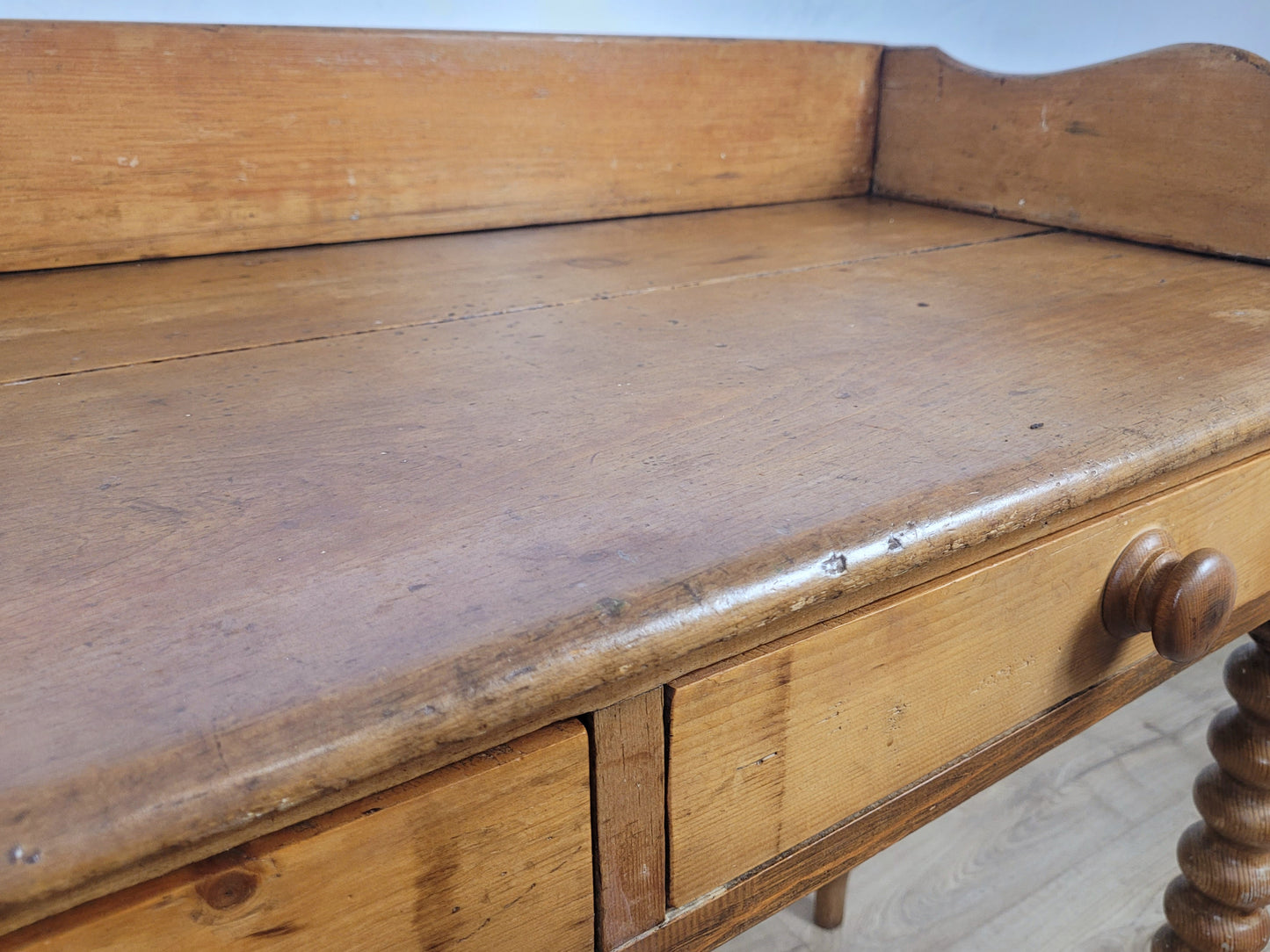 Victorian Kitchen Table Pine Farmhouse Rustic Country 19thC Delivery Available