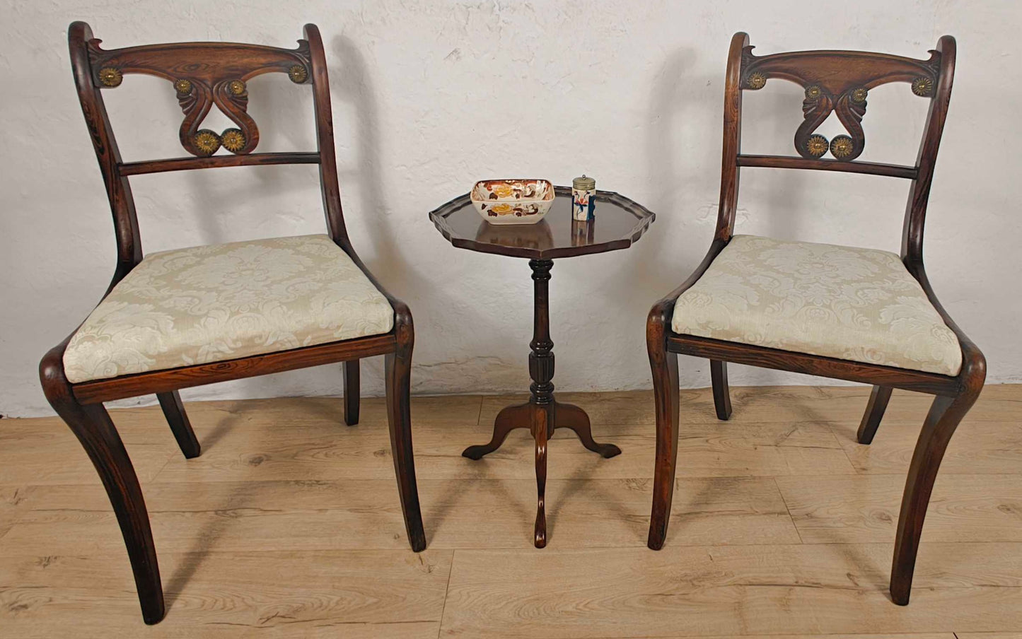 Victorian Pair Of Chairs Carved Upholstered Mahogany Antique Postage Available