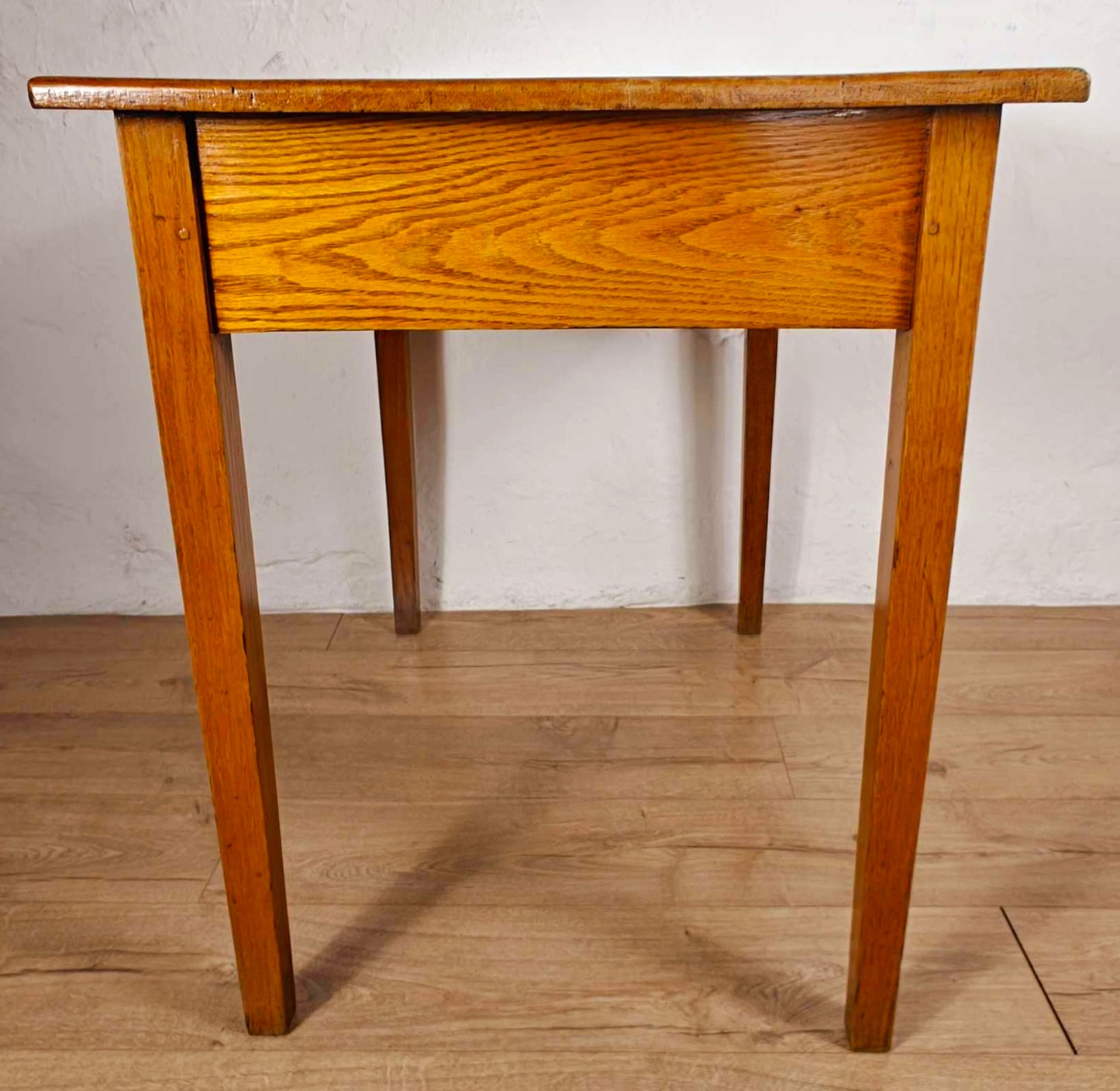 Vintage Military Desk Table Oak Drawer 1930's Country Delivery Available