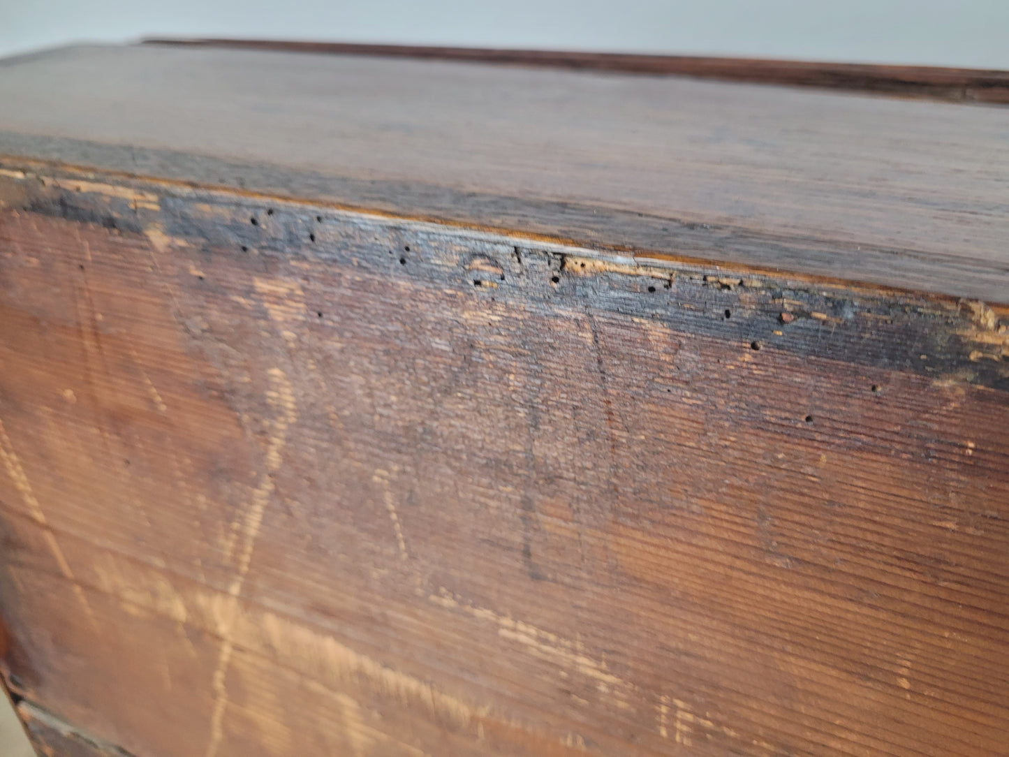 Georgian Writing Bureau Desk 18thC Oak Drop Handles Antique Delivery Available