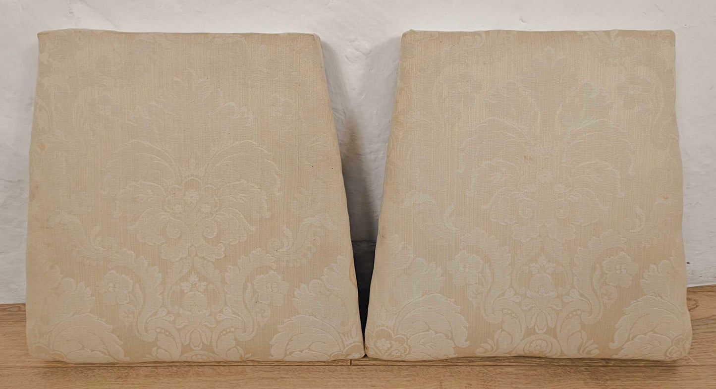 Victorian Pair Of Chairs Carved Upholstered Mahogany Antique Postage Available