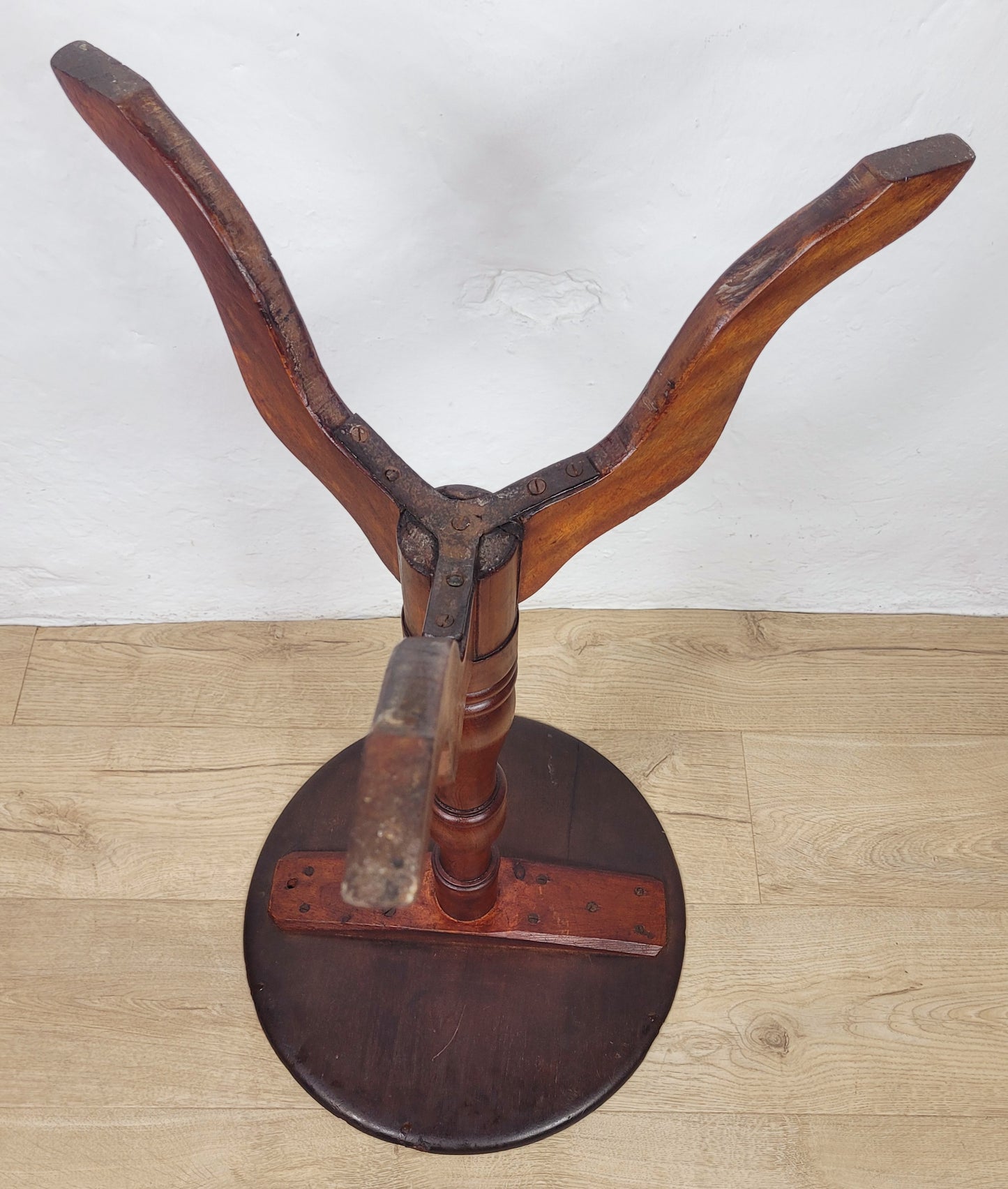 Victorian Tripod Side Table 19thC English Antique Mahogany Postage Available