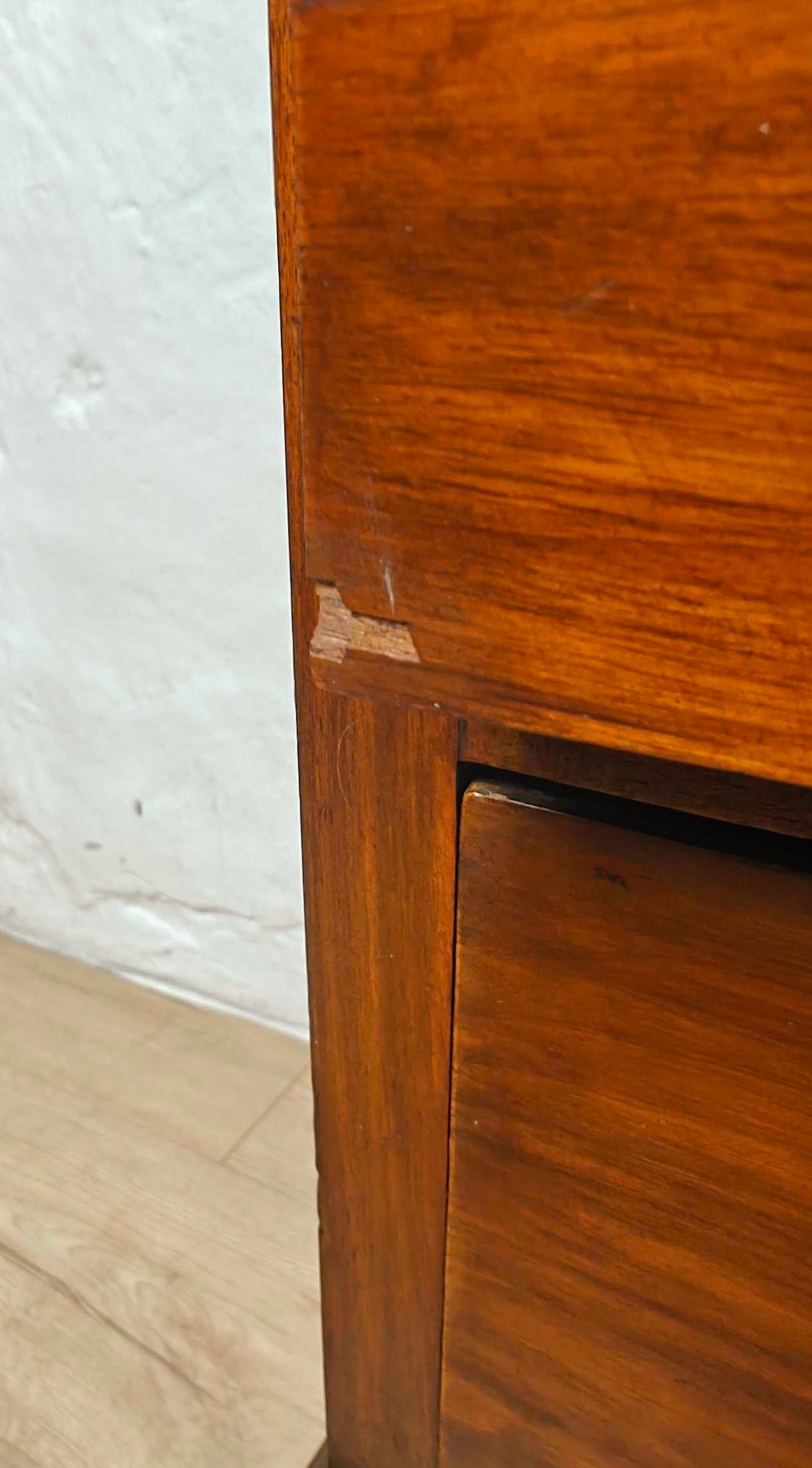 Edwardian Writing Bureau Desk Walnut Lock and Key 1910 Delivery Available