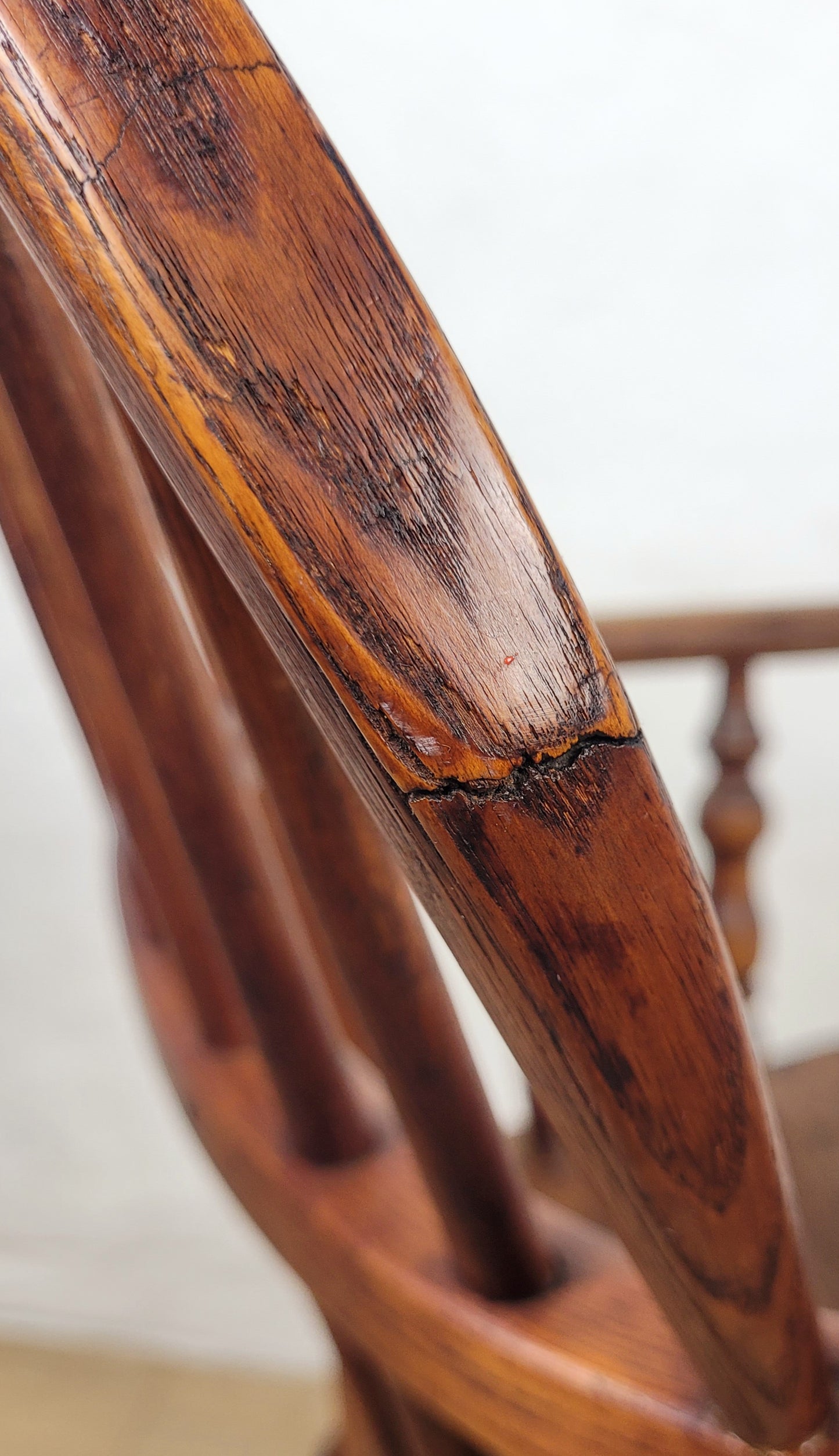Victorian Windsor Armchair HoopBack Crinoline Stretcher 19thC Delivery Available