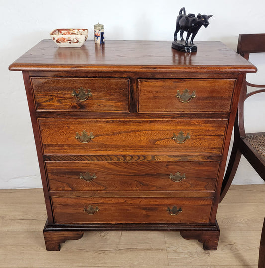 Vintage Chest Of Drawers Bedroom Mahogany 20th Century English Postage Available